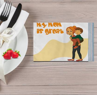6thCross Rectangular Pack of 4 Table Placemat
