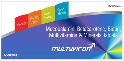 Multyviron 100% You get Vitamins & Minerals