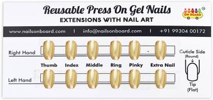 Nails on Board Burgundy Chrome Press On Gel Nails Burgundy