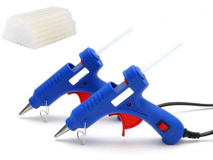 Corslet Set of 2 20w Professional Mini Electric Heating Melt Glue Gun with 20 Pcs 7mm Adhesive Stick Hot Trigger Repair Tool , Glue Gun Glue Gun Sticks Free, Glue Gun Stick, Hot Glue Gun Stick, Hot Gun, Hot Melt Glue Gun, Melt Glue Gun, Hot Melt Gun, Mini Hot Glue Gun, Hot Glue Gun Stick 20 Watt, Mini Glue Gun, Glue Gun with Glue Stick, Hot Glue Gun with Glue Sticks Free, Blue Gun Blue Stick Gun, Gum Guns, Gum Gun Stick, Hot Gun Gum, Blue Gum, Blue Gum Stick, Blue Gum Gun, Adhesive Glue ( Pack of 2 Glue Gun & 20 Pcs Glue Stick ) Standard Temperature Corded Glue Gun