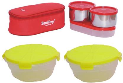 SMILEY 125 5 Containers Lunch Box