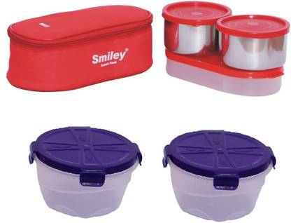 SMILEY 122 5 Containers Lunch Box