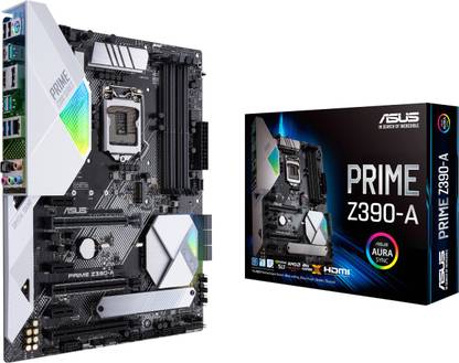 ASUS Prime Z390-A LGA1151Socket ATX Intel Z390 Chipset DDR4 Motherboard for Desktop