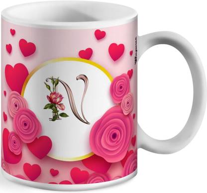 Wagwan Letter N Alphabet Ceramic Coffee Mug