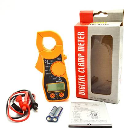 BALRAMA Diode Continuity Tester Transistor Meter Diagnostic Tool with Data Hold MT87 Digital Multimeter Mini Palm Size Portable MT-87 Digital Clamp Meter Non-magnetic Electronic Level