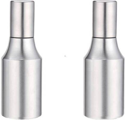 SEASPIRIT 1000 ml Stainless Steel 1000 ml Cooking Oil Dispenser, Oil Nozzle Dropper Container, Dust & Leak Proof Oil Bottle Pourer, Oil Pot with Sharp Finish, Vinegar Dispenser(Pack Of 2) Cooking Oil Dispenser Set
