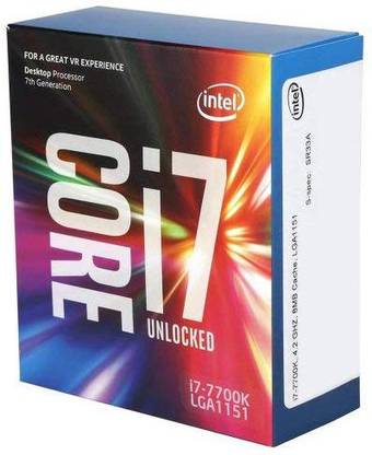 Intel Core i7 7700K 4.2 GHz LGA 1151 Socket 1 Cores Desktop, Laptop Processor