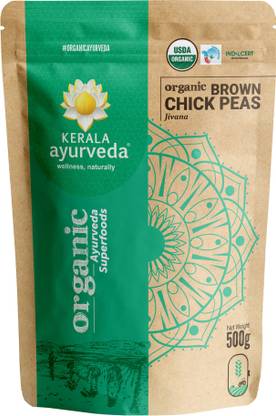 Kerala Ayurveda Organic Brown Kabuli Chana (Whole)