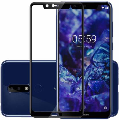 न्क्ससे एज टू एज टेम्पर्ड ग्लास NOKIA 5.1 Plus के लिए