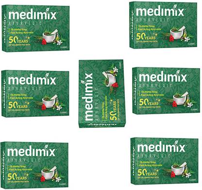 MEDIMIX AYURVEDIC NEEM-18 HERBS SOAP FAST ACTING AYURVEDA SOAP 100X7 GM