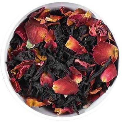 PASIO Rose Black Tea Pyramid Bag (RBTPB10, 10 Bags) Unflavoured Black Tea Bags Pouch