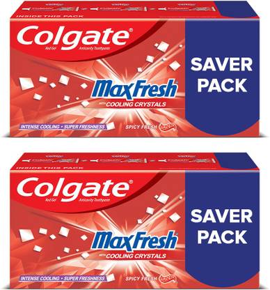 Colgate MaxFresh Anticavity Gel, Spicy Fresh Toothpaste