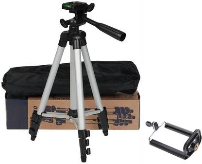 Planetoid Camera Tripod Stand With 3-Way Camcorder, Tripod 3110 with mobile Phone holder Tripod