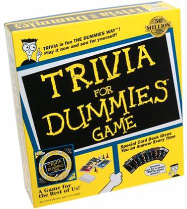 Trivia Dummies Game Educational Board Games