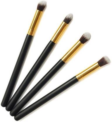 LARA KOSSLER Eyeshadow Powder Blending Brushes(4Pcs/Set black )