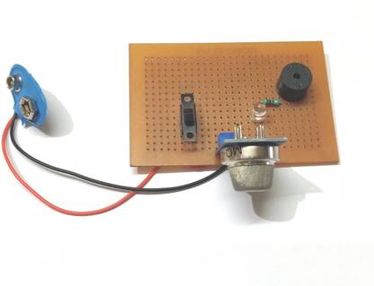 Technical hut Smoke detector Alarm System Electronic Science Project For School/College Students Security Circuit and Motion Detector Electronic Hobby Kit
