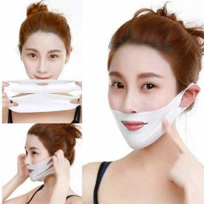 MS WORLD V Shape Double Line Chin Face Lifting 4D Mask Face Shaping Mask