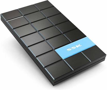 SSK Hard Drive Enclosure 2.5 inch Shock Resistant Hard Drive Case