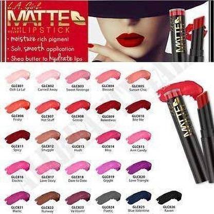 L.A. Girl Matte Flat Velvet 26PCS Lipstick