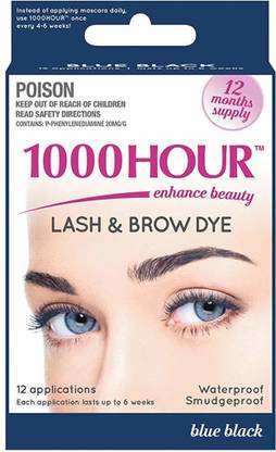 1000 Hour Eyelash & Brow Dye / Tint Kit Permanent Mascara 15 g