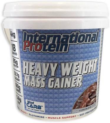 International Protein Heavyweight Mass Gainer (4 kg, Chocolate) Weight Gainers/Mass Gainers