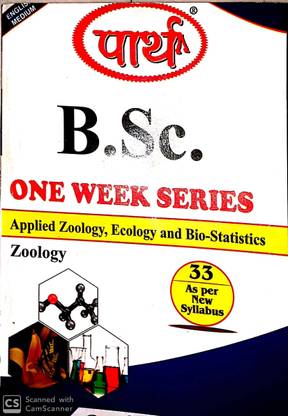 Applied Zoology , Ecology And Biostatistics (B.Sc One Week , B.Sc 3rd Year), By Parth Publishers