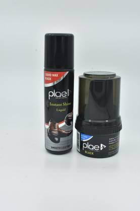 Plae Combo Of Instant Shine Liquid Polish & Cream Polish For All Leather Products Leather Shoe Cream