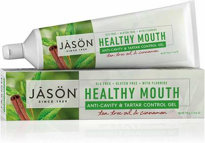 Jason Natural JASON Healthy Mouth Tartar Control Anti-Cavity Toothpaste with Flouride Toothpaste