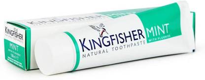 Kingfisher (Toothpaste) Kingfisher Mint Natural Toothpaste with Fluoride (100ml) Toothpaste