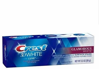 Crest 3D White Vivid Fluoride Anticavity Toothpaste Radiant Mint Toothpaste