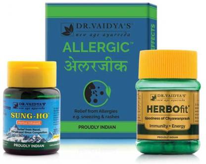 DR. VAIDYA'S Ayurvedic Allergy & Cold Pack for cold, allergy, sneezing