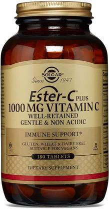 Solgar Ester-C Plus, Vitamin C, 1,000 mg, 180 Tablets