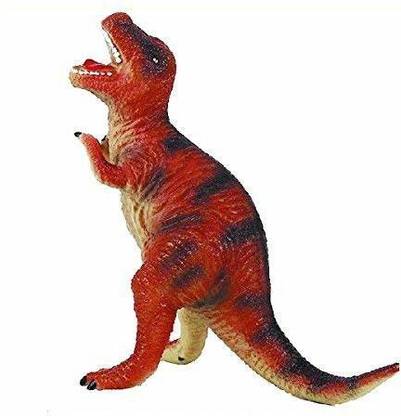 Amitasha Relastic Squeezable Big Size Dinosaur Toy with Real Sound for Kids (T-Rex Dinosaur)