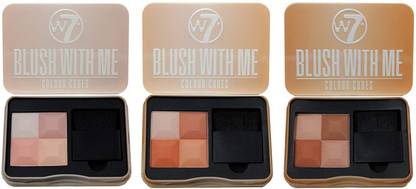 W7 Blush with Me Colour Cubes Blusher Palette