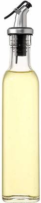 Avora Glass Oil Bottle - Oil and Vinegar Bottle Set, 500 ml, Transparent 500 ml Bottle