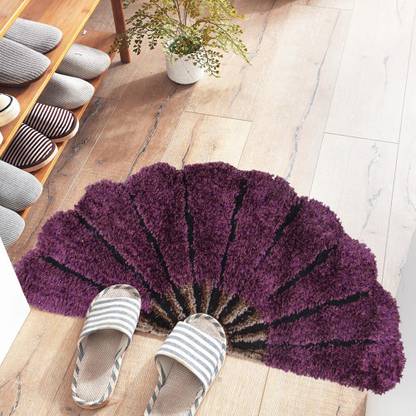 ROYAL DÉCOR Purple Polyester Area Rug