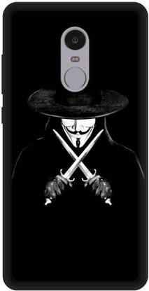 Yoprint Back Cover for Mi Redmi Note 4 Joker Printed
