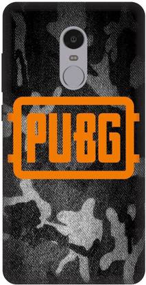 Yoprint Back Cover for Mi Redmi Note 4 Pubg text Printed