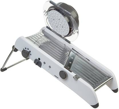 VDNSI Adjustable Stainless Steel Mandoline Slicer,Manual Kitchen Cutter Chopper Shredder Julienne for Grinding Vegetable & Fruit Grater & Slicer
