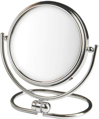 Jerdon MC310C 3-Inch Mini Folding Travel Mirror with 10x Magnification and Velveteen Storage Pouch, Chrome Finish