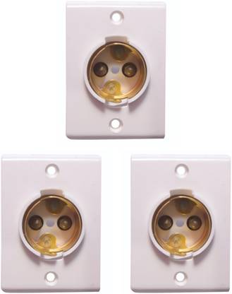 RUHAILA LED HOLDER THREE PCS 5 A Three Pin Socket