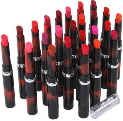 Fab Shopping Hub Rouge Glam Color Lipsticks Pack of 24