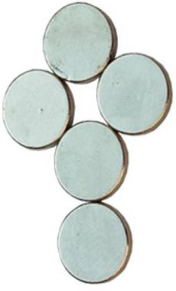HUMSER Neodymium Round Small Button Magnet Fridge Magnet (10MM x 1.5MM)Pack of 5 Fridge Magnet Pack of 5