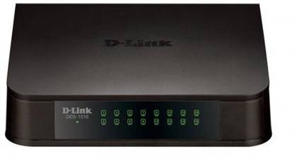 D-Link DES-1016A 16-PORT 10/10 DESKTOP SWITCH 16 Ports 100 Mbps Unmanaged Network Switch