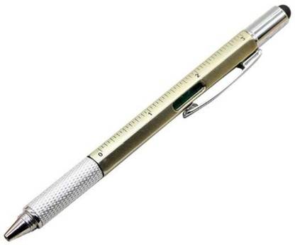 vakind 6 in 1 Multi-function Tool Screwdriver Ballpoint Pen Touch Screen Touch Capacitive Phone Handwriting Tool Pen Ball Pen