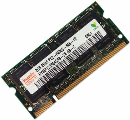 Hynix 800MHZ DDR2 2 GB (Single Channel) Laptop (DDR2 SDRAM)