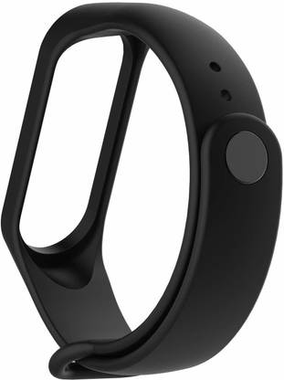 AUDICE BEST BUYT SOFT SILICON REPLACEMENT BAND BRACELET STRAP FOR XIAOMI MI BAND 3 STRAP AND MI BAND 4 STRAP BLACK (WATCH NOT INCLUDED) Smart Band Strap