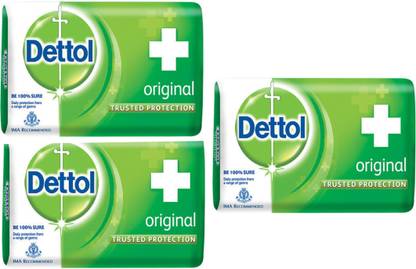 Dettol DETOL ORIGNAL SOAP 125*3 (PACK OF 3 )