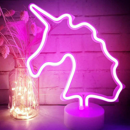 Pink unicorn light