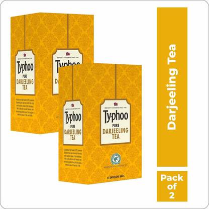 typhoo Darjeeling Tea Green Tea Bags Box